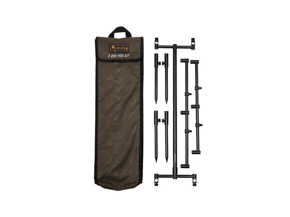 Must-Have Prologic Stojan Avenger Rod Pod Kits Carrycase 3 Rod