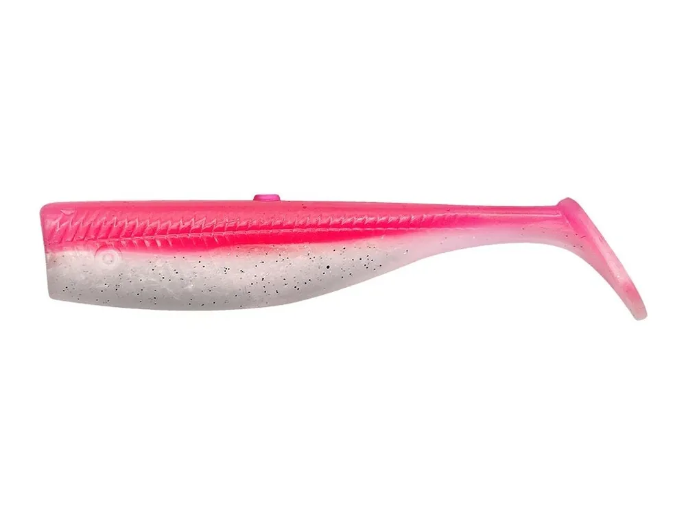 Finální Výprodej Savage Gear Gumová Nástraha Minnow Tail Pink Pearl Silver 5 ks 10 cm 10 g