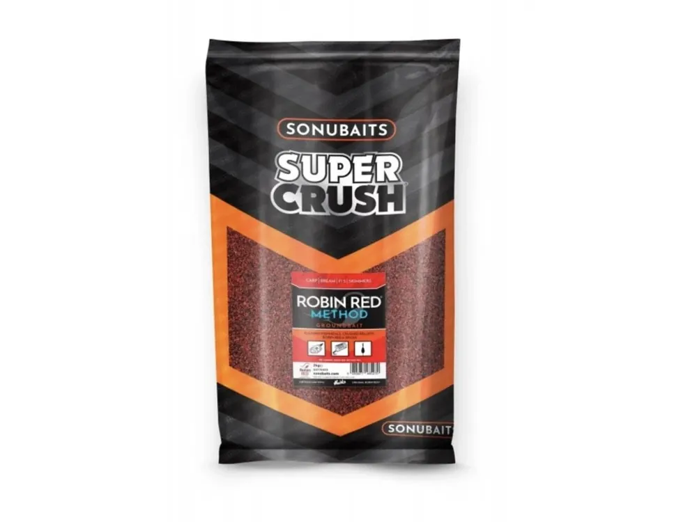 Sonubaits Super Crush Robin Red Method Mix 2kg Objednat Nyní