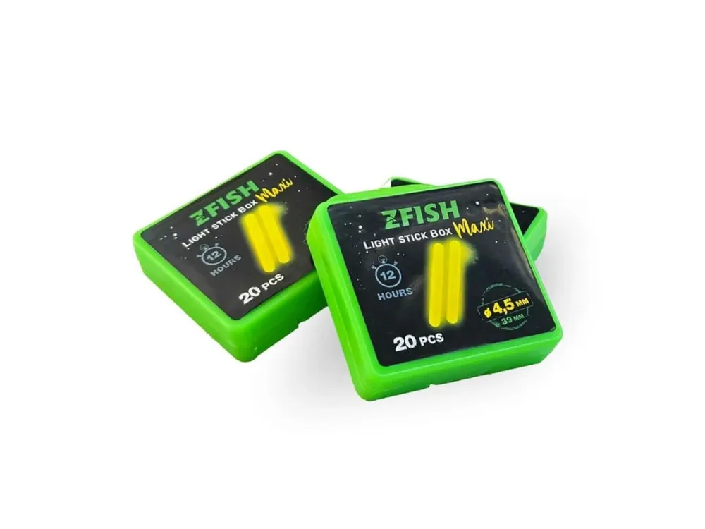 Zfish Chemické Světlo - Tyčinky Box 20ks Rychlé Dodání