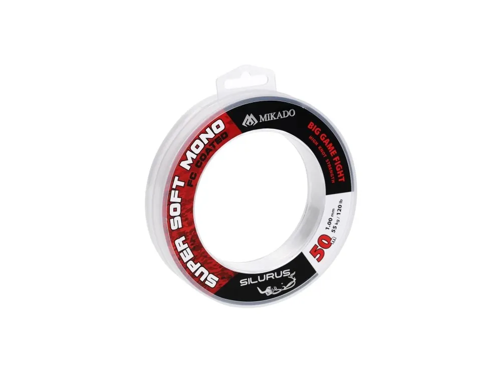 Finální Výprodej Mikado Návazcový Materiál Super Soft Mono Fc Coated 1.00Mm/50M/55Kg