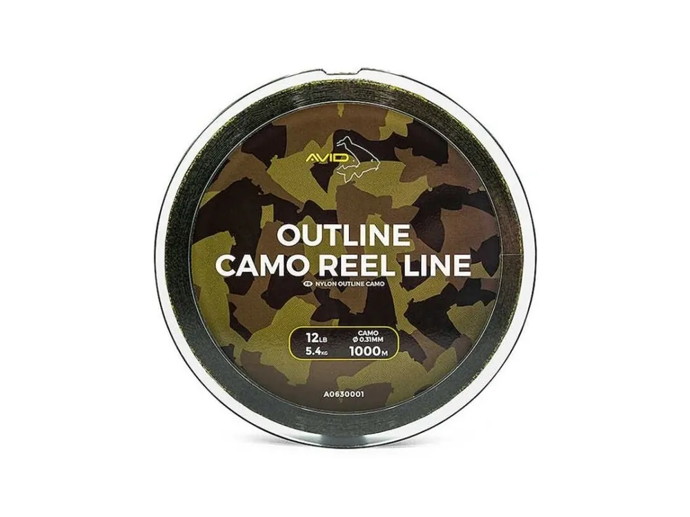 Expresní Doručení Avid Carp Vlasec Outline Camo Reel Line 0,31 mm