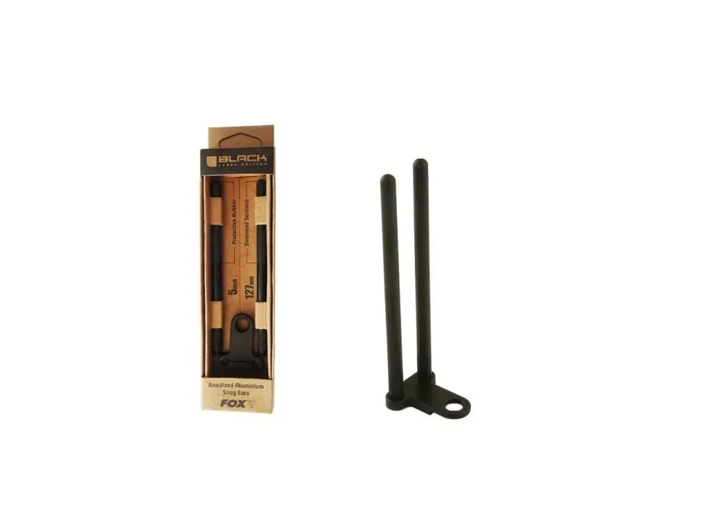 Fox Uši za hlásiče Black Label Snag Ears 127 mm Časově Omezené