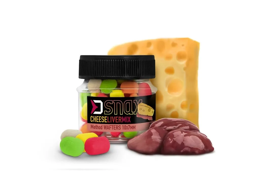 Delphin Nástraha MIX D SNAX WAFT 10x7mm/20g Sýr - Játra Přímo Od Výrobce