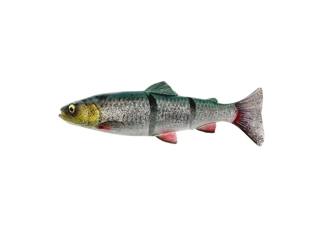 Savage Gear Gumová Nástraha 4D Linethru Trout Sinking Green Silver 15 cm 40 g Rychlé Dodání