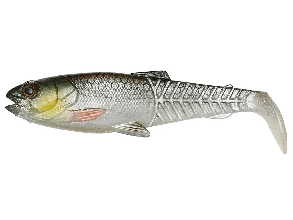 Zlevněný Savage Gear Gumová Nástraha Craft Cannibal Paddletail Green Silver 8,5 cm 7 g