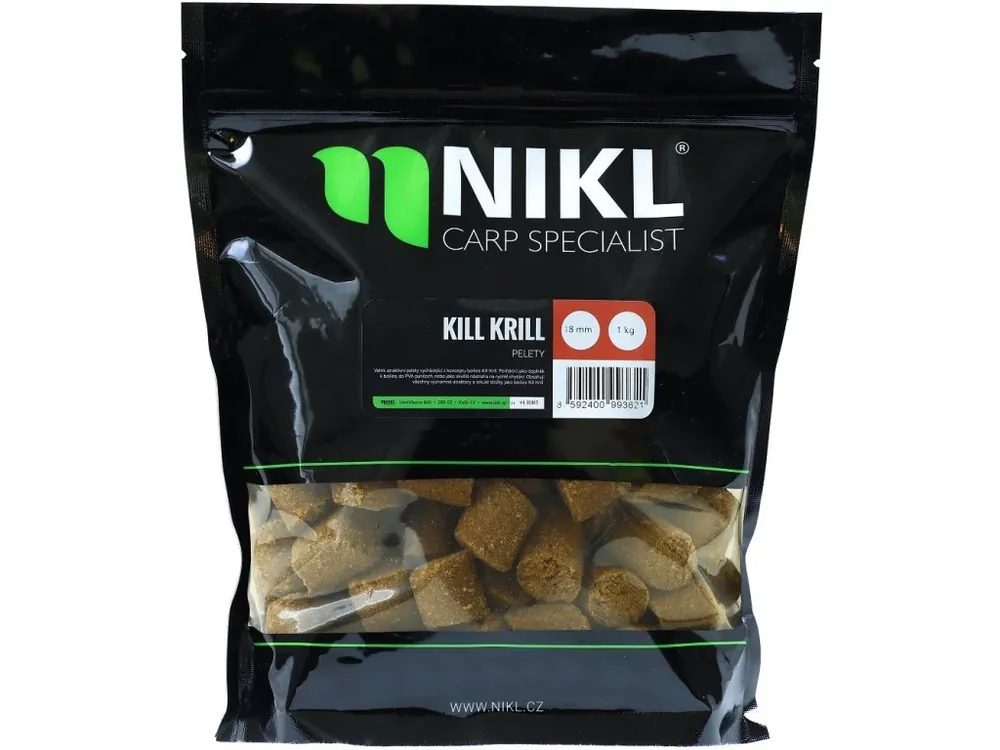Nejprodávanější Nikl Pelety Kill Krill 1 kg