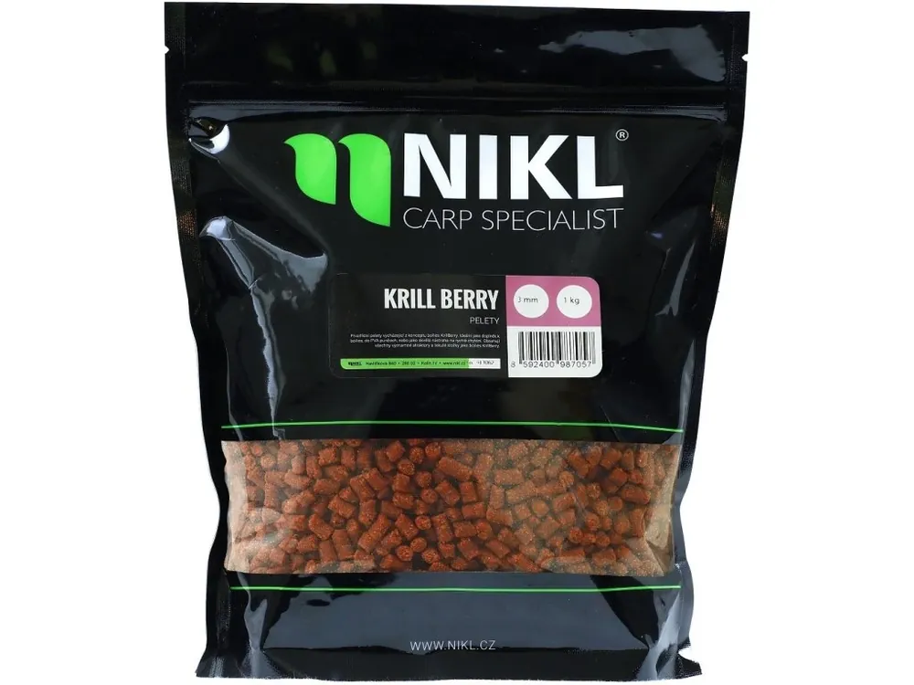 Nikl Pelety Krill Berry 1 kg Rychlé Dodání