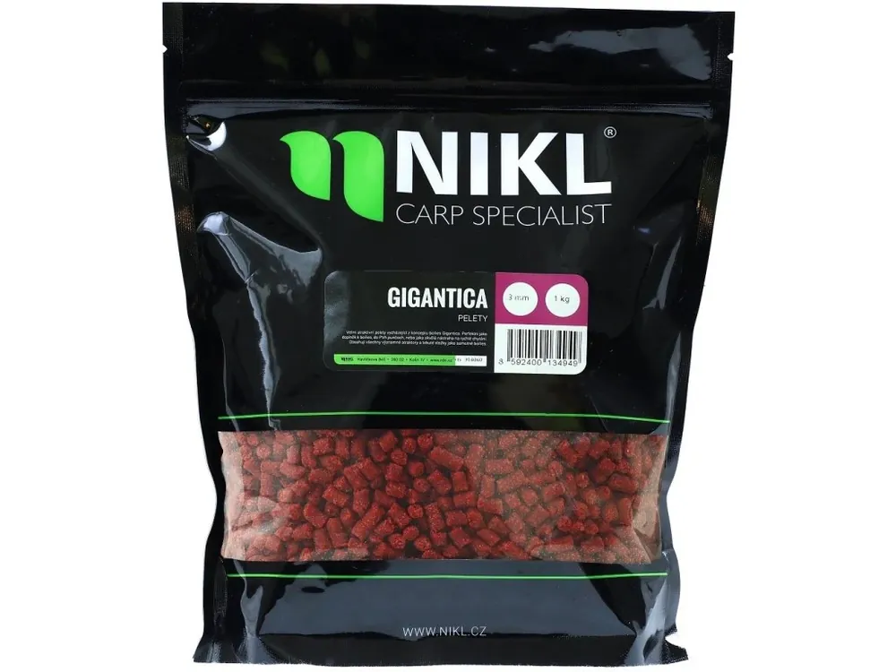Nikl Pelety Gigantica 1 kg Novinka