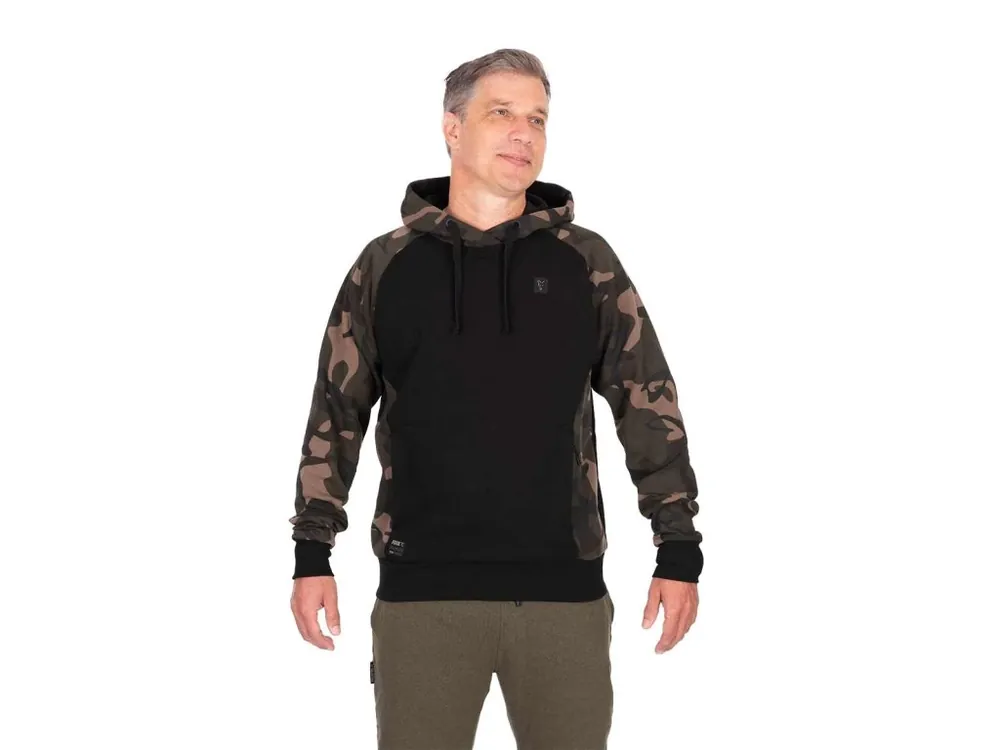 Cenově Výhodný Fox Mikina Black/Camo Pullover Premium 310 Hoodie