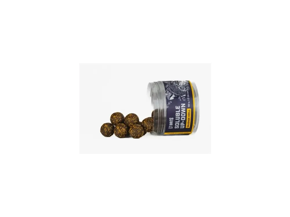 LT Baits Rozpustné Vyvážené Boilies Sausage Krill 150g Odeslání Ihned