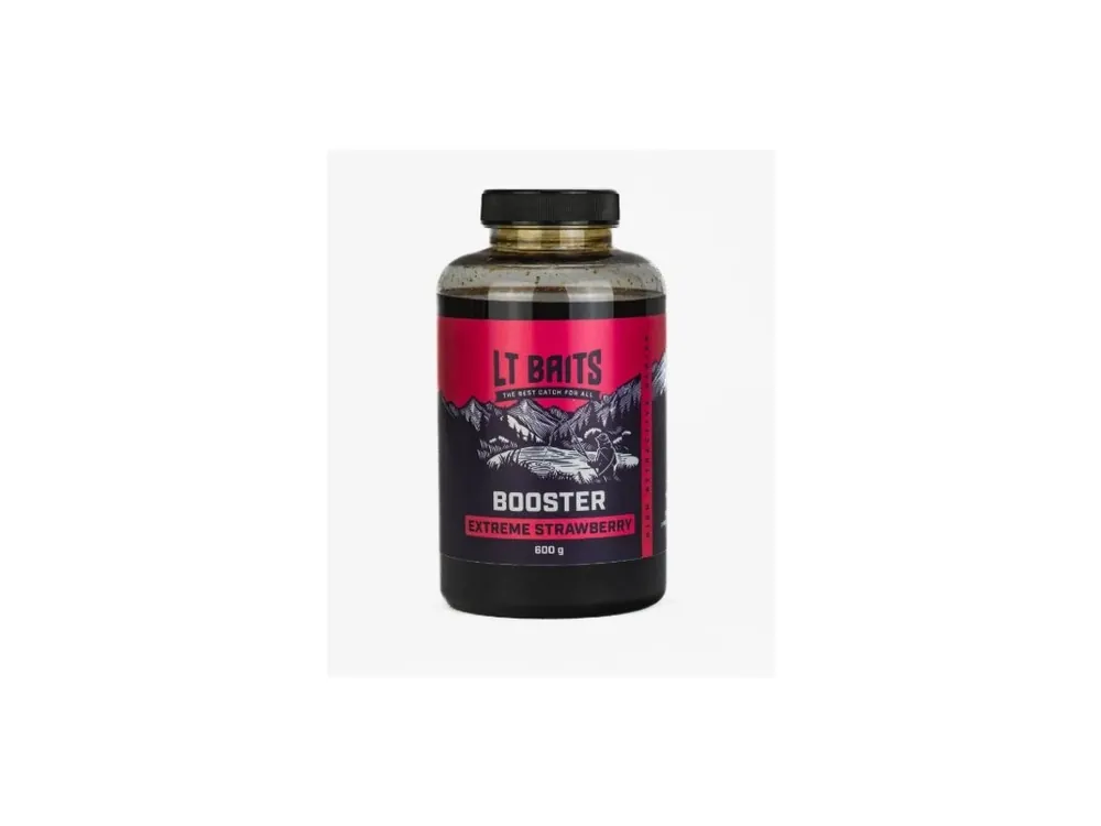 Cenová Bomba LT Baits Booster Extrémní Jahoda 600 g