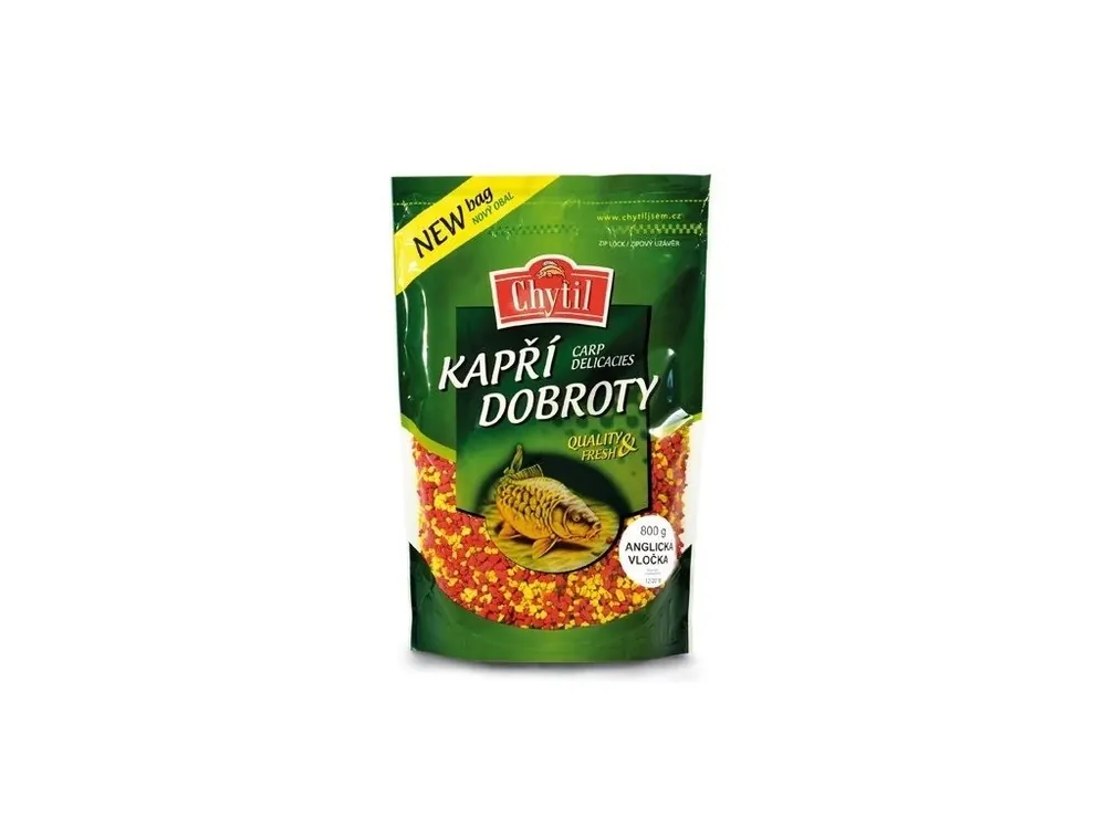 Chytil Kapří Dobroty Anglická Vločka Žlutá + Červená 800g Levný
