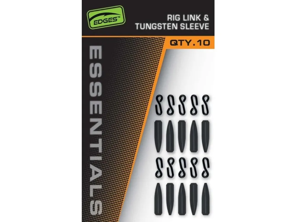 Dokud Zásoby Vydrží Fox Rychlo Spojka Edges Rig Link And Tungsten Sleeve 10 ks