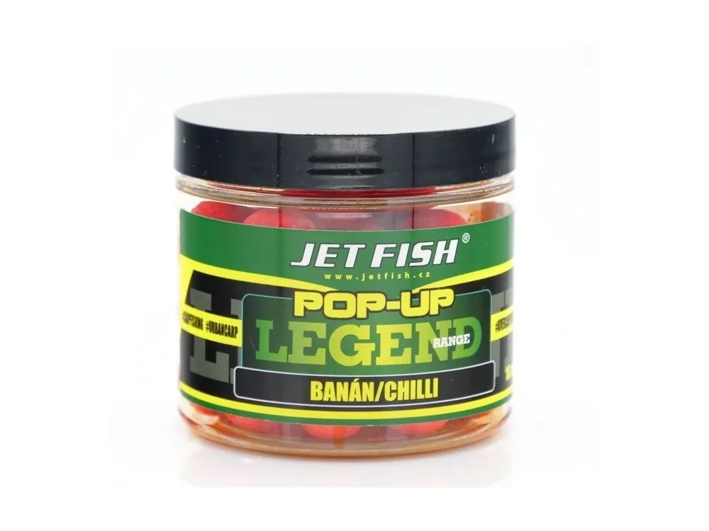 Aktuální Jet Fish Plovoucí Boilie Legend Range Banán Chilli