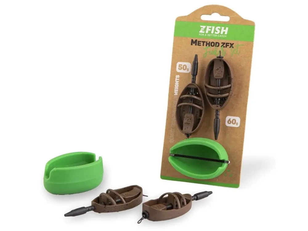 Pouze Dnes Zfish Sada Method Feeder Set ZFX 50,60g+Formička
