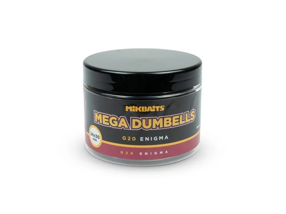 Mikbaits Mega Dumbells Gangster G20 Enigma 24x30mm 500ml Cenově Výhodný