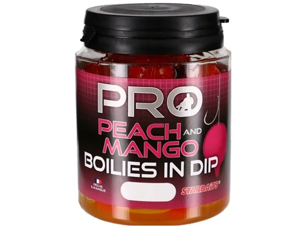 Starbaits Boilies In Dip Pro Peach Mango 150g 24mm Zlevněný