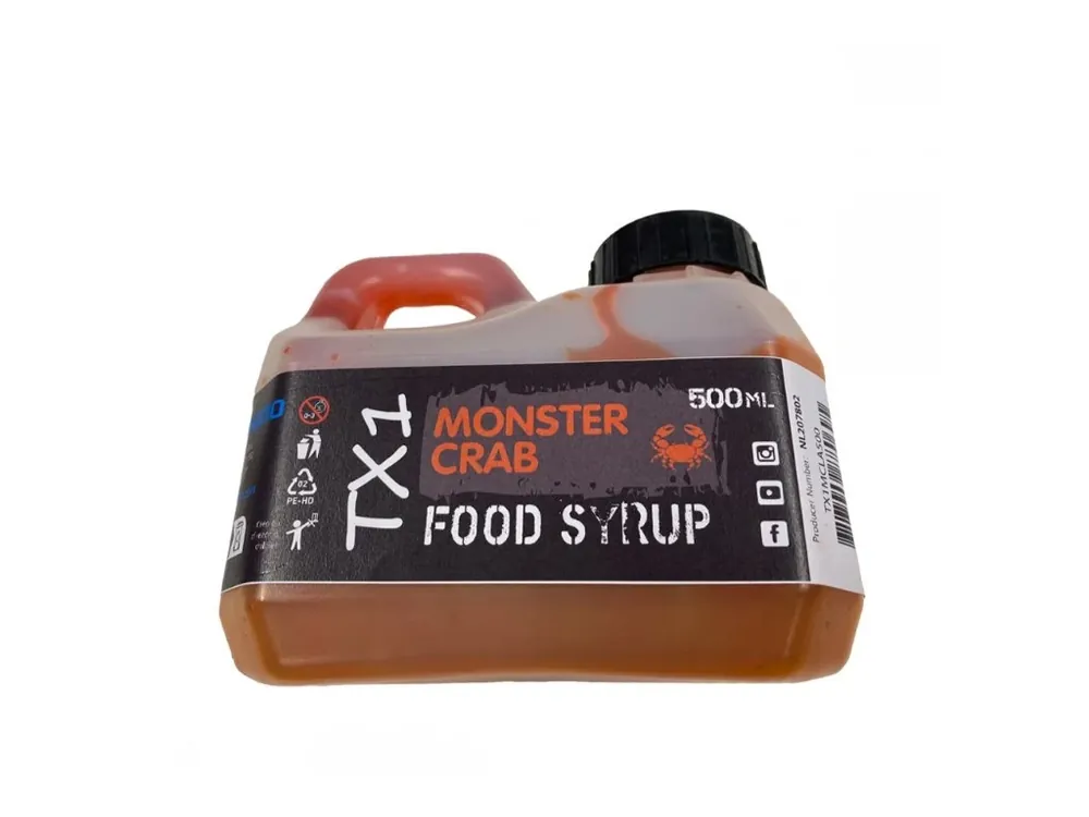 Shimano Booster TX1 Food Syrup Monster Crab 500 ml Omezená Nabídka