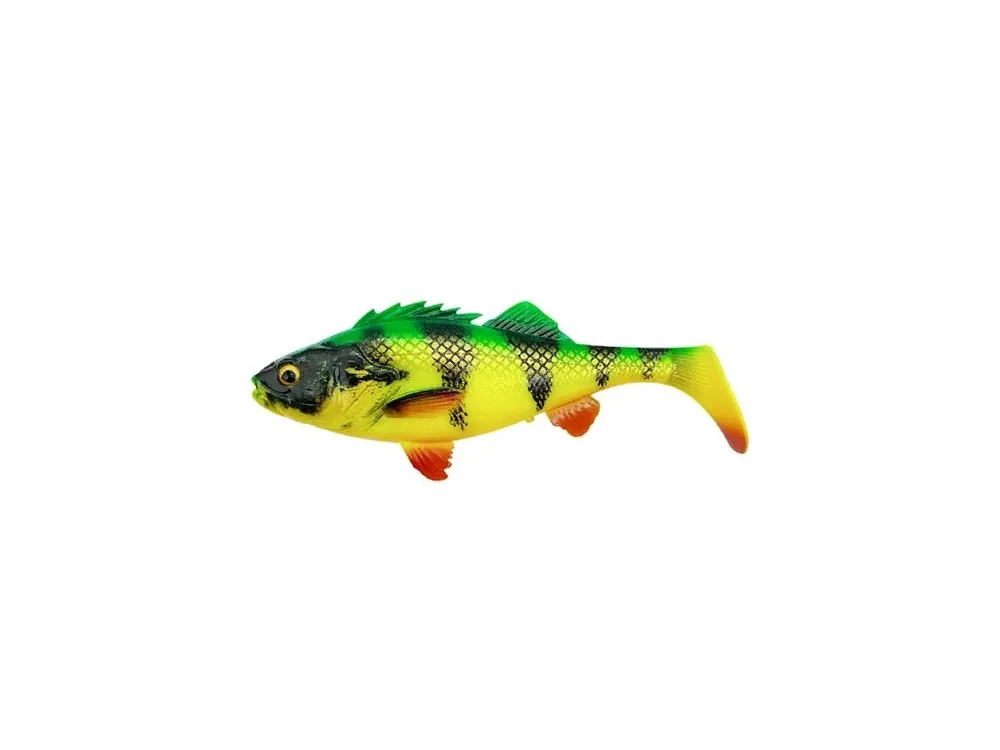 Autentický Savage Gear Gumová Nástraha 4D Perch Shad Firetiger