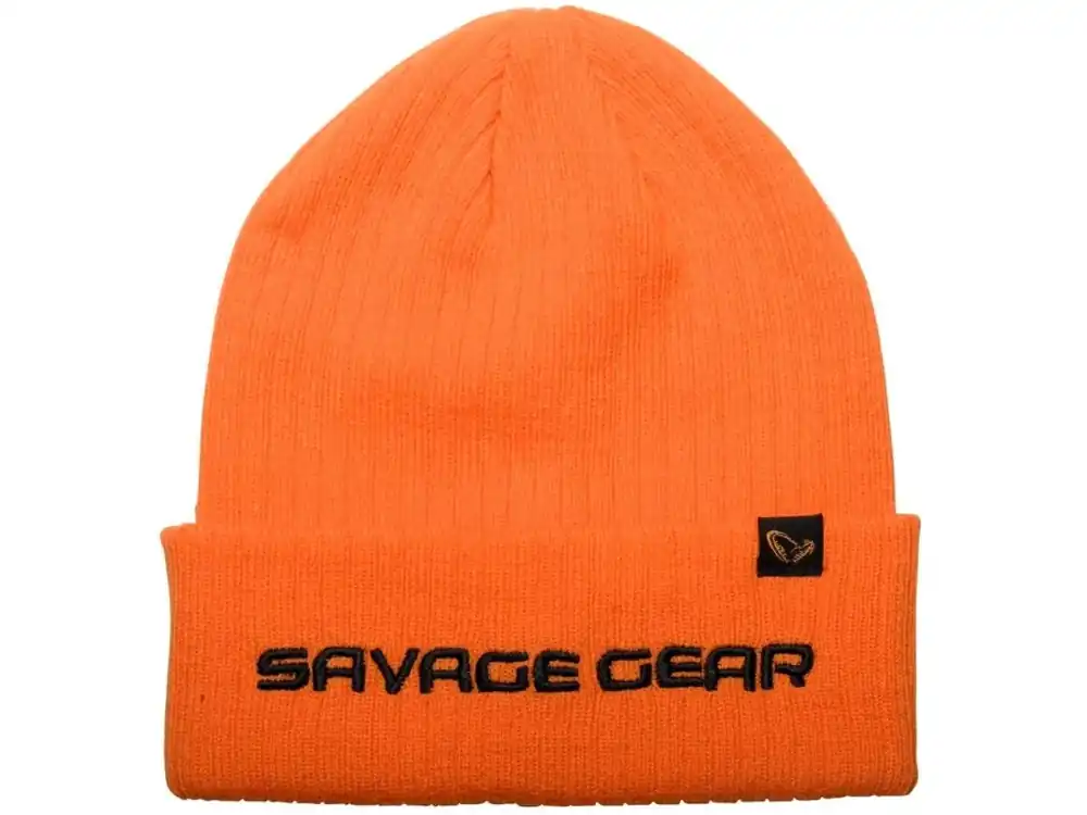 Akce Savage Gear Čepice Fold Up Beanie One Size Sun Orange